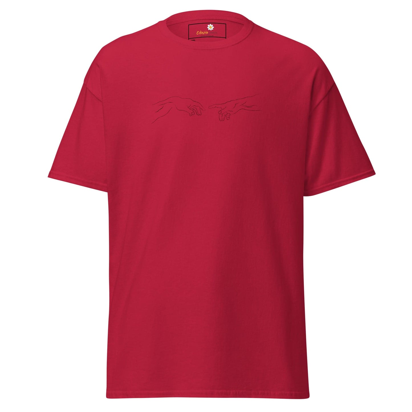 Red short-sleeve T-shirt from T-SHIRT DESIGN TEE for Men and Women in 2XL to 5XL