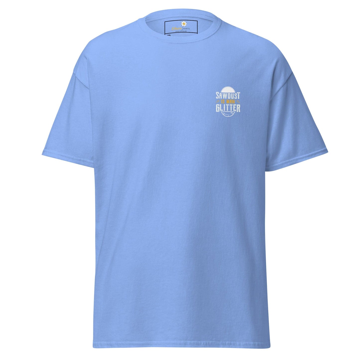 Light blue T-shirt from T-SHIRT DESIGN TEE for Men and Women in 2XL to 5XL sizes