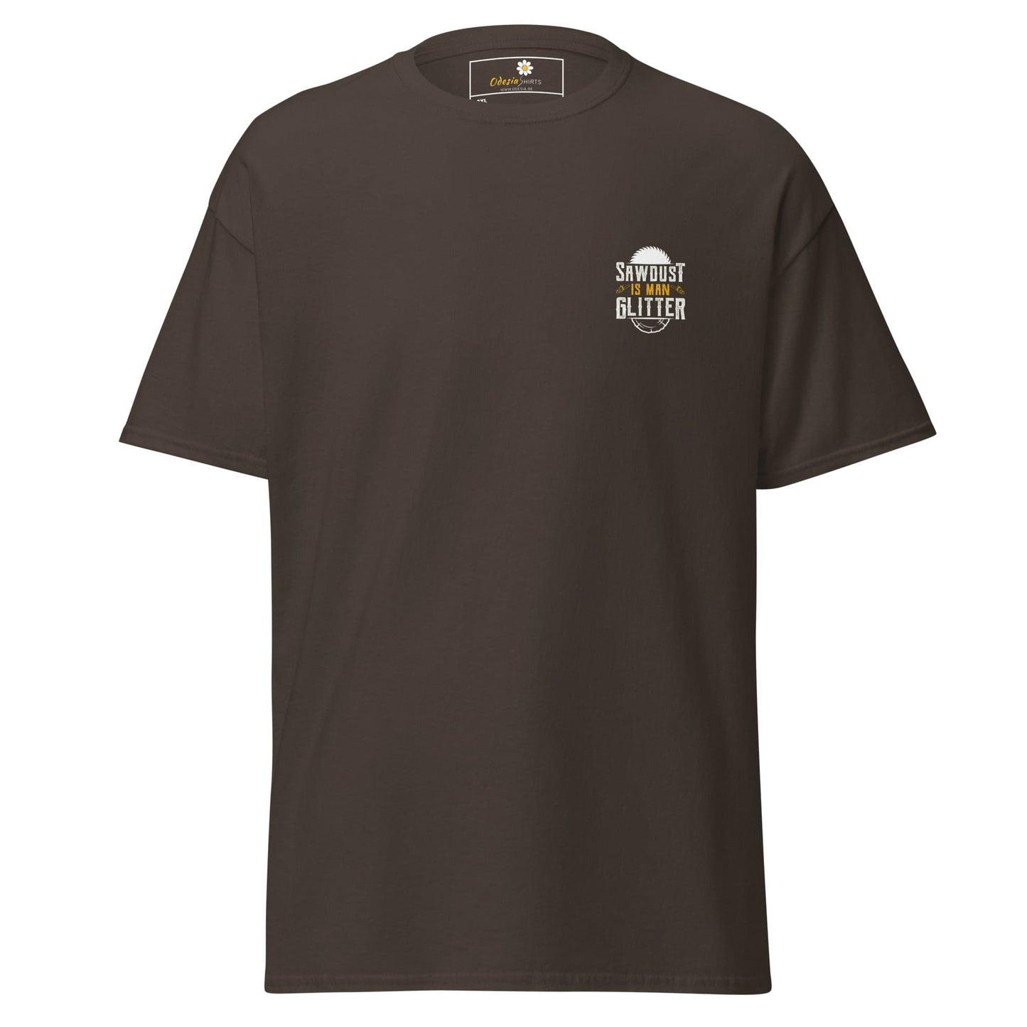 Brown T-shirt from T-SHIRT DESIGN TEE for Men and Women in sizes 2XL to 5XL